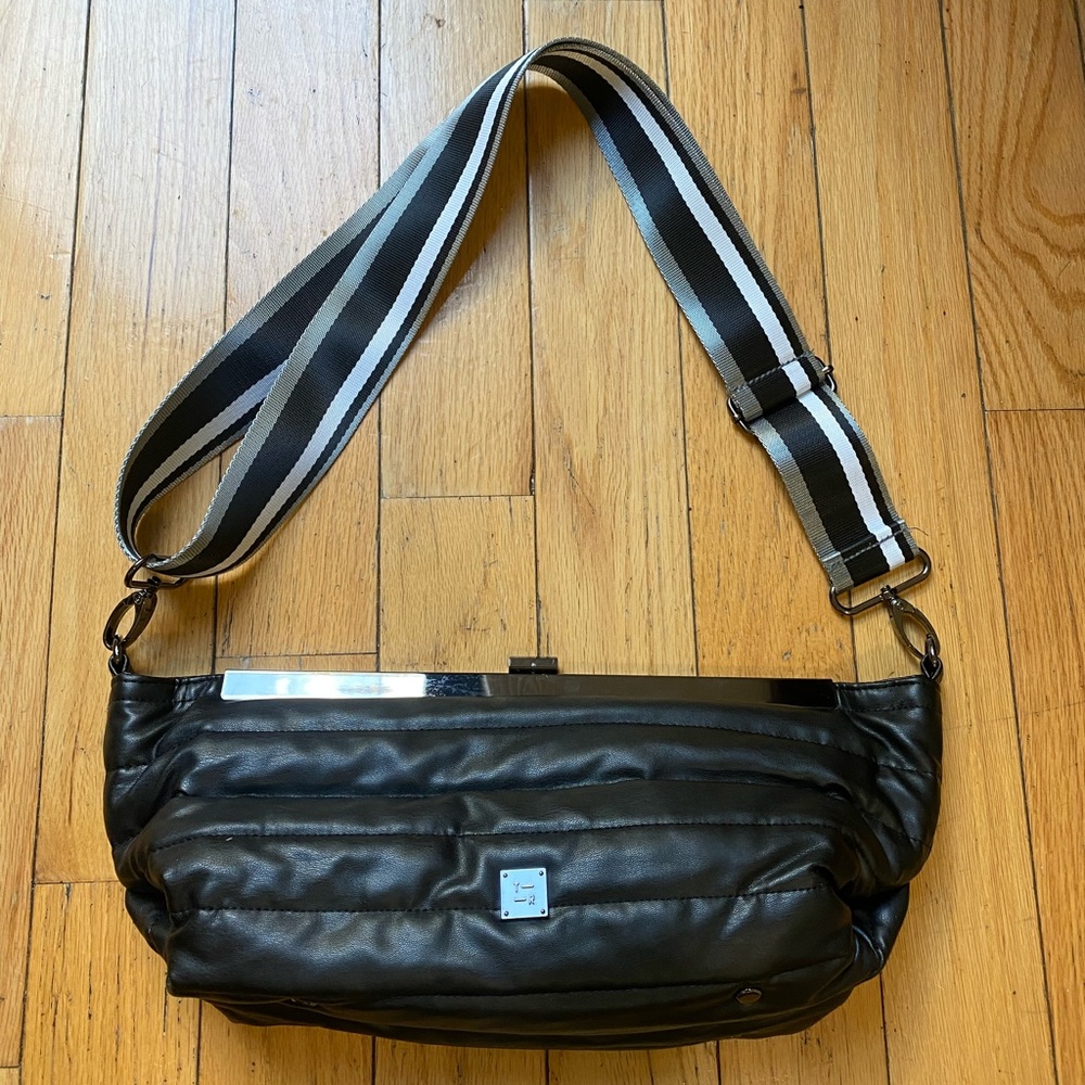 Think Royln Clutch Crossbody Black New